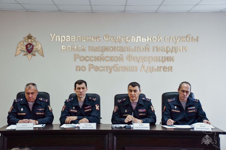 Начальник адыгейского управления Росгвардии пообщался с представителями республиканской прессы