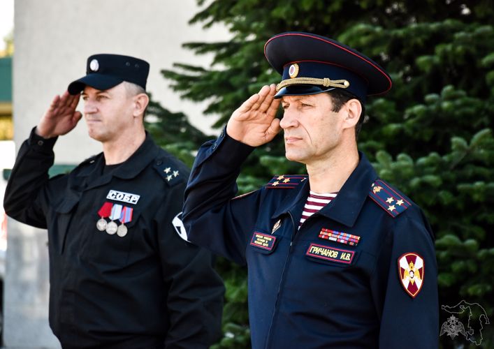 В Адыгее состоялось торжественное мероприятие, посвящённое дню образования СОБР