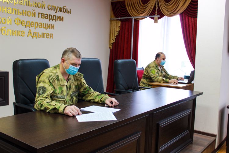 В Управлении Росгвардии по Республике Адыгея стартовал зимний период обучения