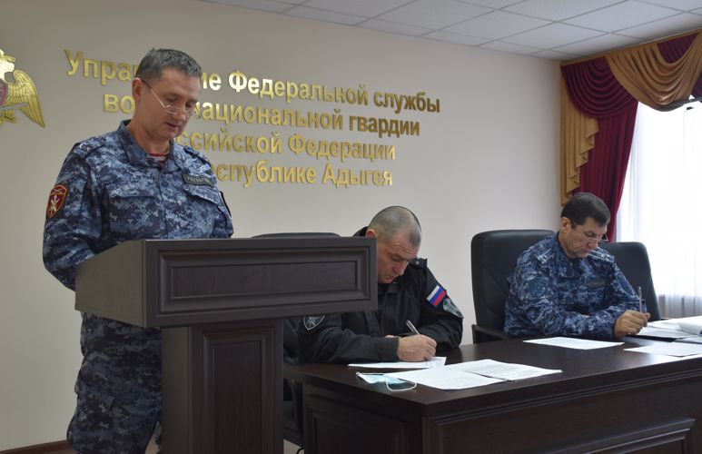 В Адыгее Росгвардия подвела итоги служебно-боевой деятельности за 2021 год
