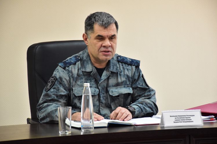 Итоги служебно-боевой деятельности в 2022 году подвели росгвардейцы в Адыгее