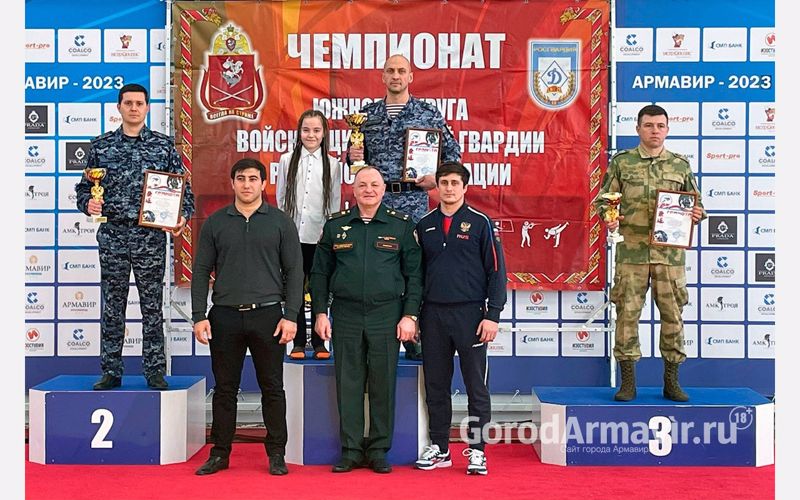 Росгвардейцы из Адыгеи стали бронзовыми призерами Чемпионата Южного округа Росгвардии по дзюдо