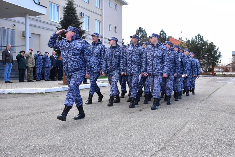 Сотрудники и военнослужащие Росгвардии Адыгеи отмечают профессиональный праздник