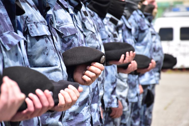 Начальник Управления Росгвардии в Адыгее поздравил с днем образования ОМОН «Фишт»