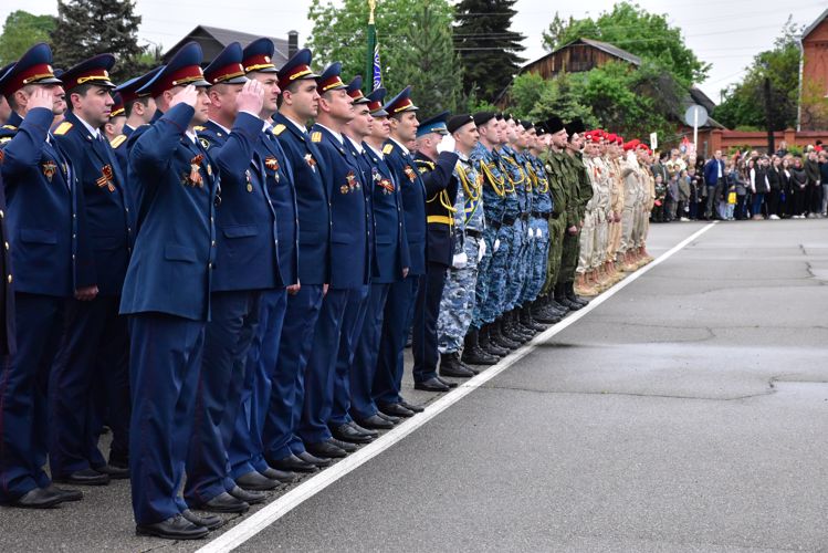 В Адыгее росгвардейцы приняли участие в торжественных мероприятиях, посвященных Дню Победы