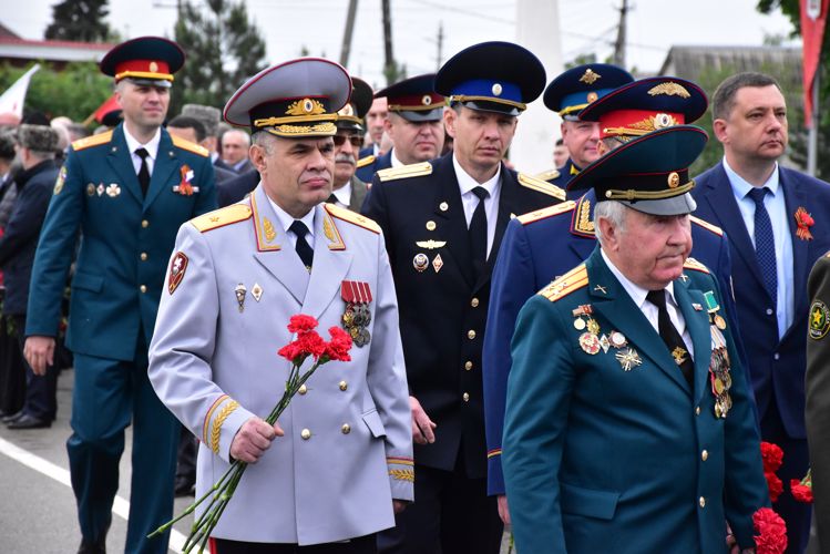 В Адыгее росгвардейцы приняли участие в торжественных мероприятиях, посвященных Дню Победы