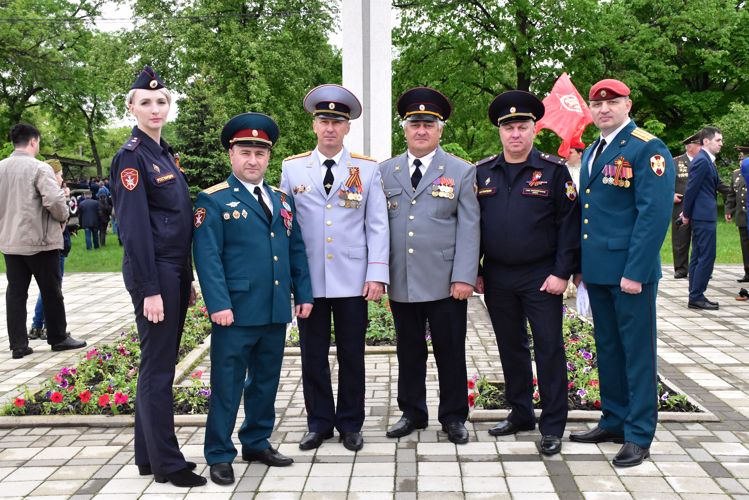 В Адыгее росгвардейцы приняли участие в торжественных мероприятиях, посвященных Дню Победы