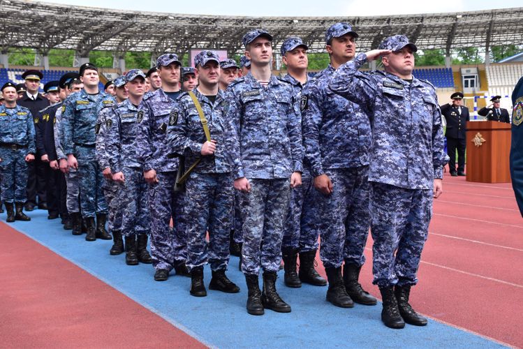 Сотрудники Росгвардии приняли участие в турнире к столетию общества «Динамо» в Адыгее