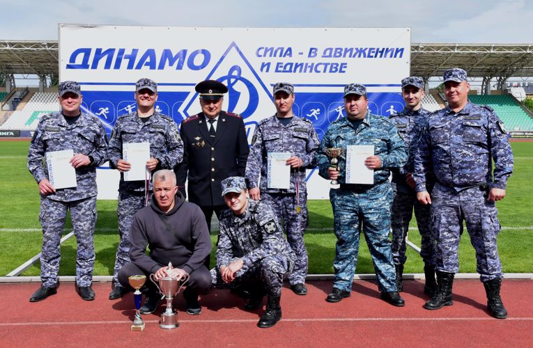 Сотрудники Росгвардии приняли участие в турнире к столетию общества «Динамо» в Адыгее