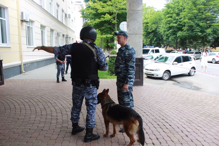 Тренировка по антитеррористической защищенности образовательных объектов прошла в Адыгее с участием Росгвардии