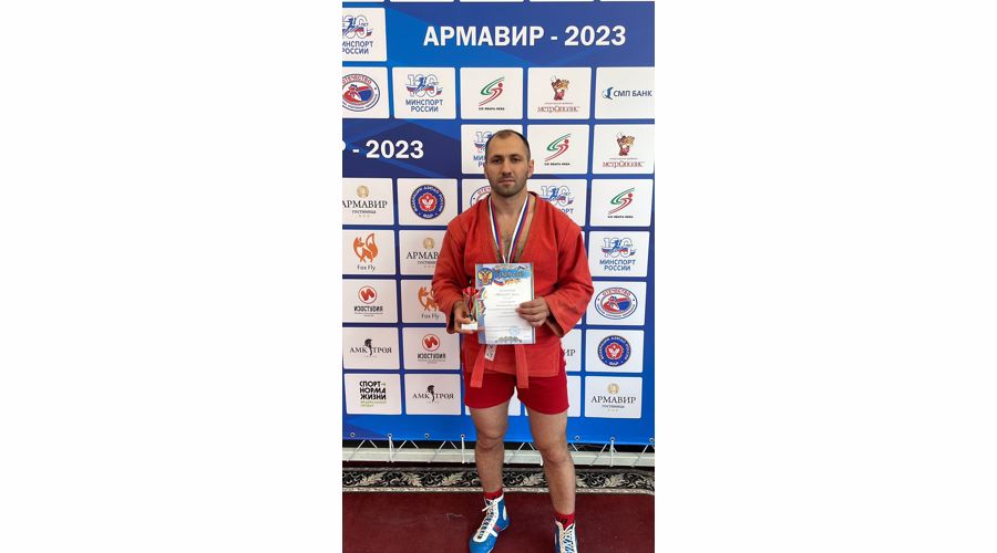 Росгвардейцы из Адыгеи стали призерами чемпионата Южного округа Росгвардии по самбо