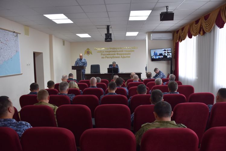 Итоги служебно-боевой деятельности региональных подразделений Росгвардии за 9 месяцев подведены в Адыгее 