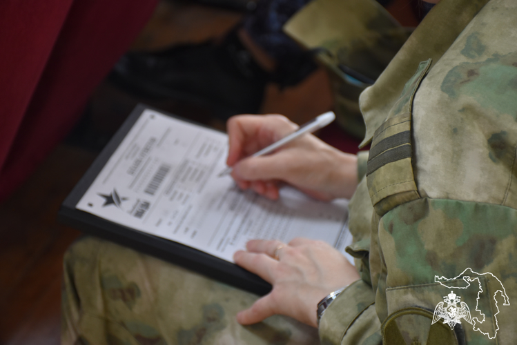 В Адыгее Росгвардия присоединилась к ежегодной патриотической акции «Диктант Победы»