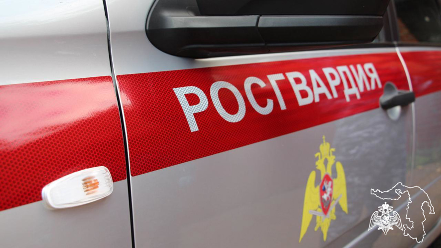 Оказавшего сопротивление полицейским мужчину задержали росгвардейцы в Адыгее