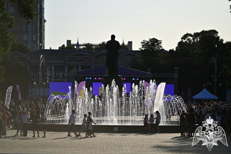 Росгвардия в Адыгее обеспечила  правопорядок Дня молодежи