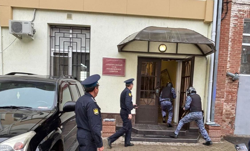 Условного злоумышленника задержали сотрудники вневедомственной охраны в ходе межведомственной тренировки в Адыгее