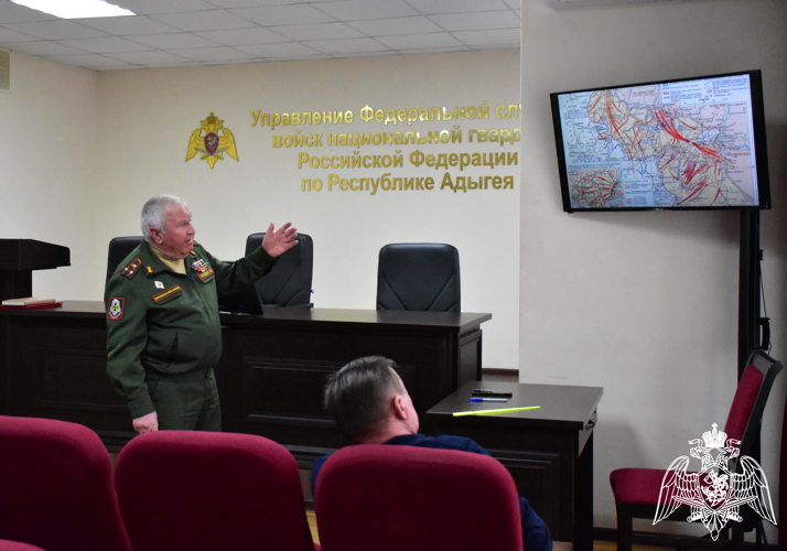 Встреча Росгвардии и представителей Совета ветеранов Республики Адыгея прошла в Майкопе