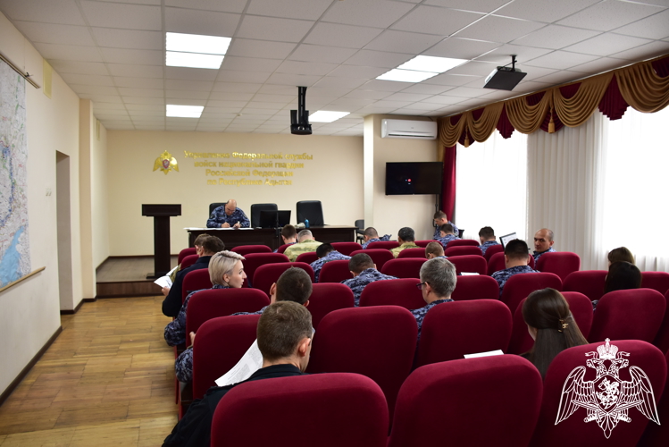 Сотрудники Росгвардии присоединились к Диктанту Победы в Адыгее