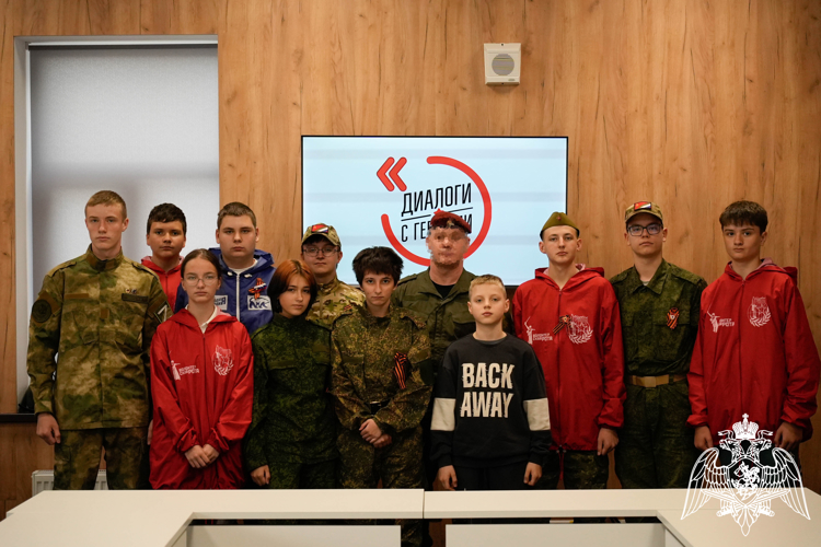 Участником проекта «Диалоги с Героями» в Адыгее стал представитель Росгвардии  