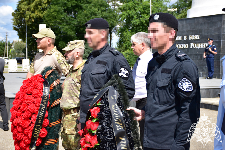 В Адыгее сотрудники Росгвардии отдали дань памяти героям Великой Отечественной войны