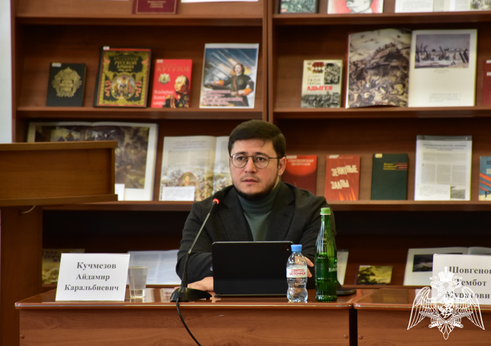 Росгвардия приняла участие в просветительском мероприятии в национальной библиотеке Адыгеи 