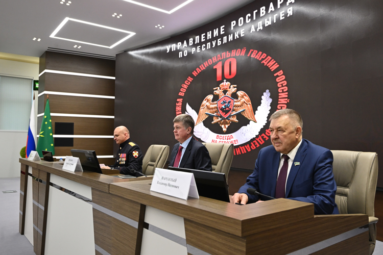 В Адыгее прошло торжественное собрание в честь Дня войск национальной гвардии Российской Федерации