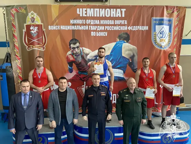 Золото в чемпионате по боксу взял росгвардеец из Адыгеи