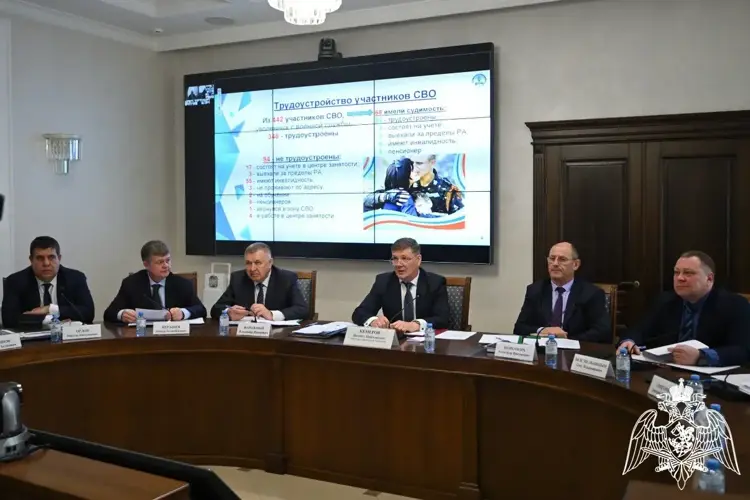 Руководитель Росгвардии в Адыгее принял участие в заседании координационного совета по обеспечению правопорядка в регионе