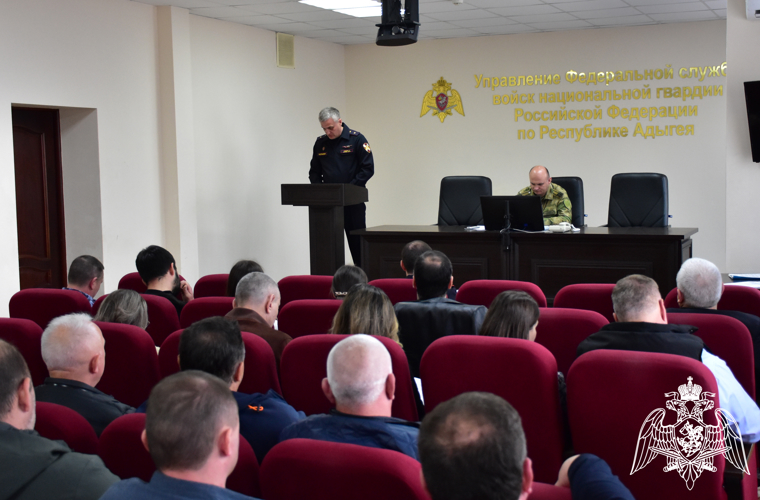 Росгвардия провела Координационный совет по по обеспечению правопорядка в Адыгее