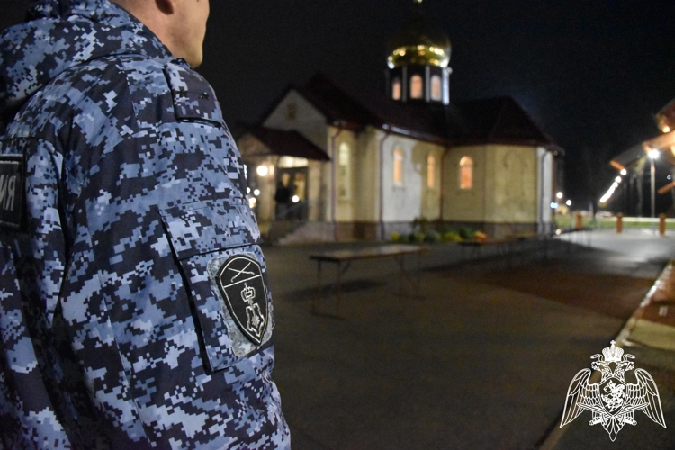 Правопорядок в период пасхальных богослужений в Адыгее обеспечила Росгвардия