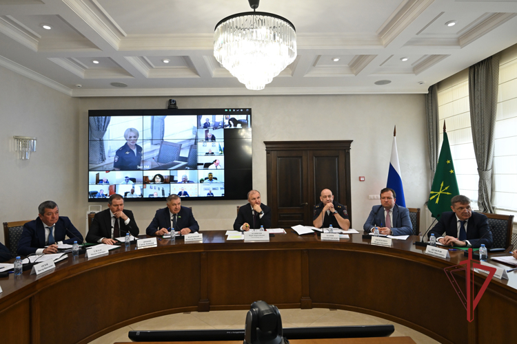 Начальник Управления Росгвардии по Республике Адыгея принял участие в работе региональной антинаркотической комиссии