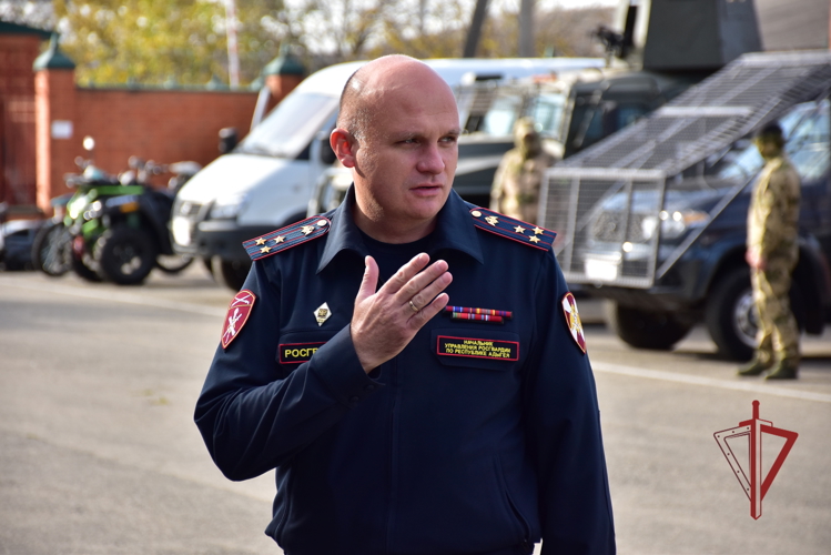 Пресс-тур состоялся в Управлении Росгвардии по Республике Адыгея